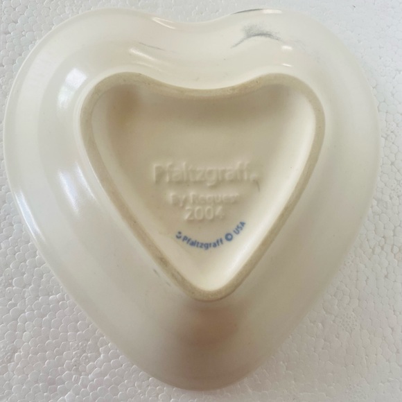 pfaltzgraff by request 2004 heart shaped serving dish bowl Art Pottery USA - Picture 4 of 4